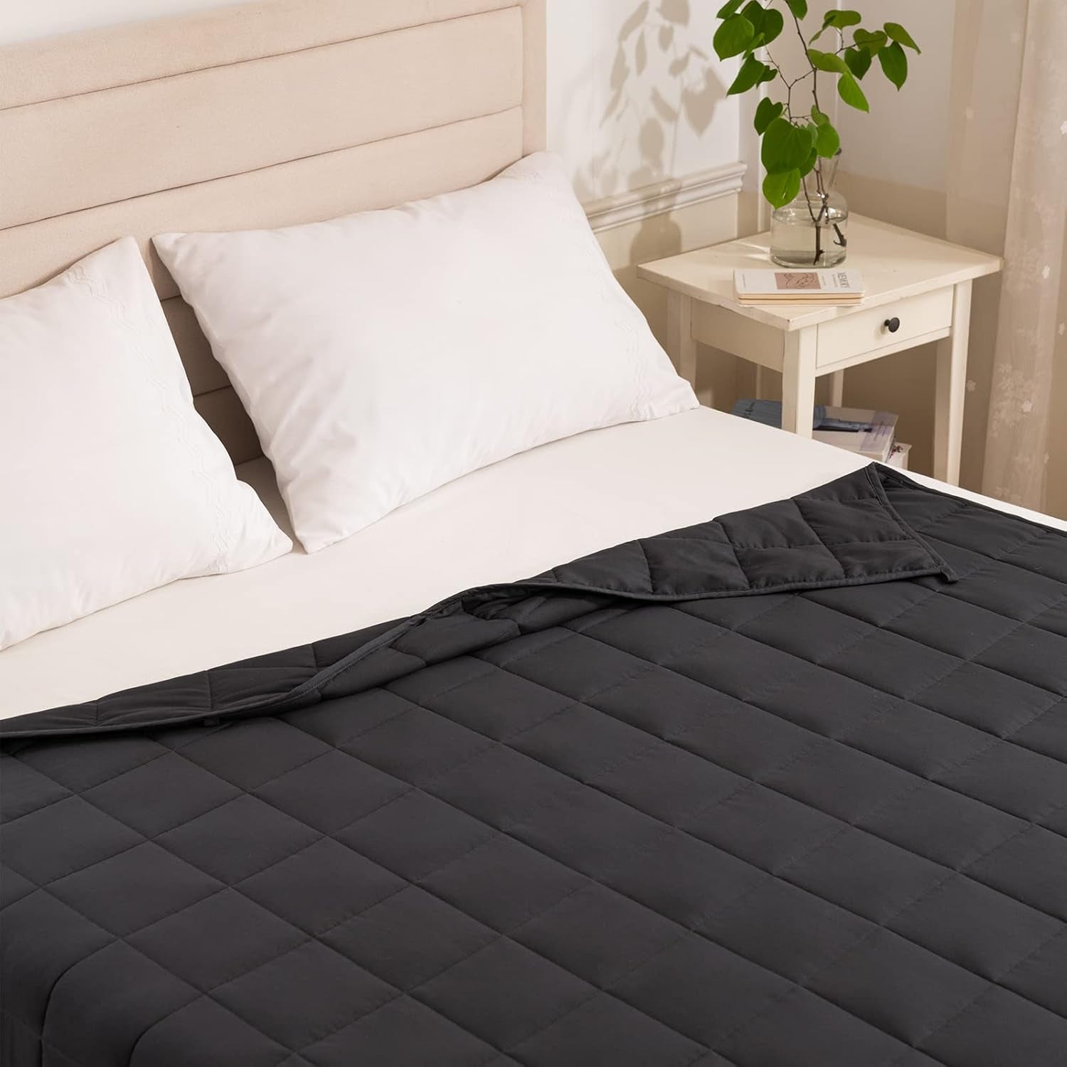 Good Nite Pătură cu greutate pentru adulți Pătură grea pentru simțuri calme Gri 8 Kg 150 X 200 Cm Plapumi si pilote Naty Shop