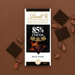 Lindt csokoládé | Bar EXCELLENCE 85% kakaó | 100g | Extra étcsokoládé | Vegán csokoládészelet