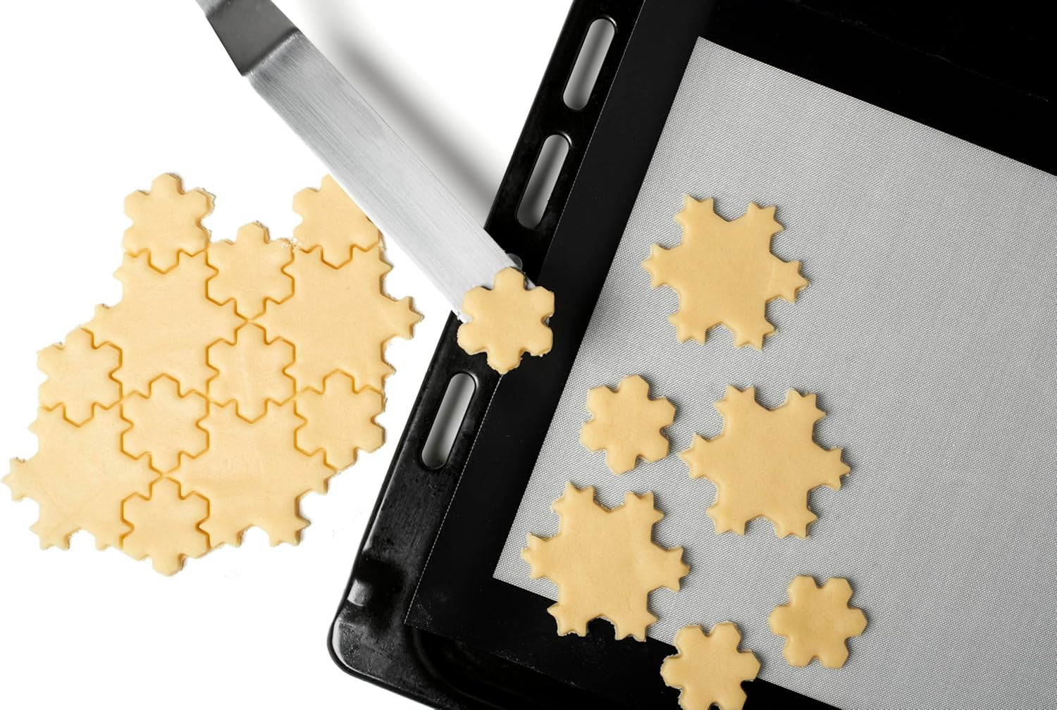 Formă de biscuiți Lékué, albastră, 24,3 cm, colorată