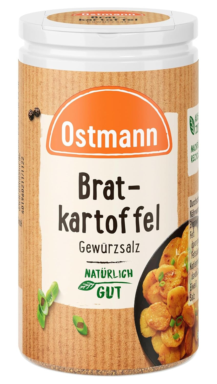 Ostmann Gewürze - Bratkartoffel Gewürzsalz | Pikant-salziges Gewürz für Kartoffelgerichte | 60 g Der Streudose-ban