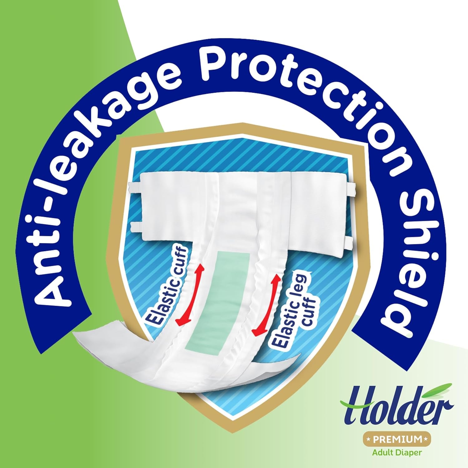 Felnőtt uniszex eldobható pelenkák vízálló nedvszívó elasztikus oldalsó lélegző szuper nedvszívó kétrétegű nedvességjelző 5 csillagos bőrgyógyászati ​​védőközeg