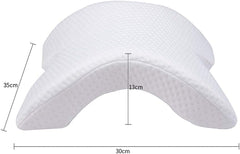 MINGZE Multifuncțional Memory Foam Pillow Neck Pillow Foam, Bow U-Shaped Neck Pillow, Slow Rebound Sleeping Pillow Rebound Pressure Pillow, Pillow Ice Silk for Hand And Neck Protection Perne ortopedice cervicale Naty Shop