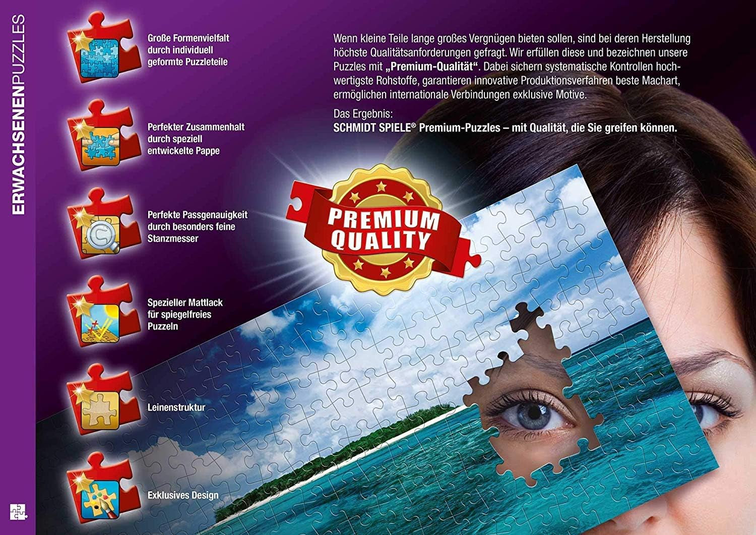 Schmidt Spiele 58390 Câine selfie, puzzle jigsaw 500 piese Puzzle Naty Shop