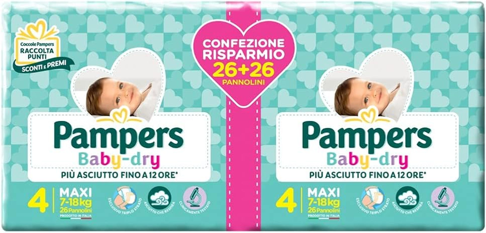 Pelenkák Pampers 81657566 Baby-Dry nadrág, fehér