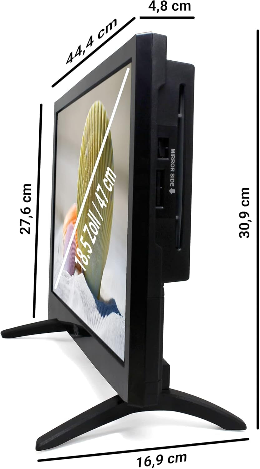 XORO HTC 1949 V2 (televizor LED de 18,5", DVD, tuner triplu (DVB-S2/T2/C), player media, CI+, DC12V)