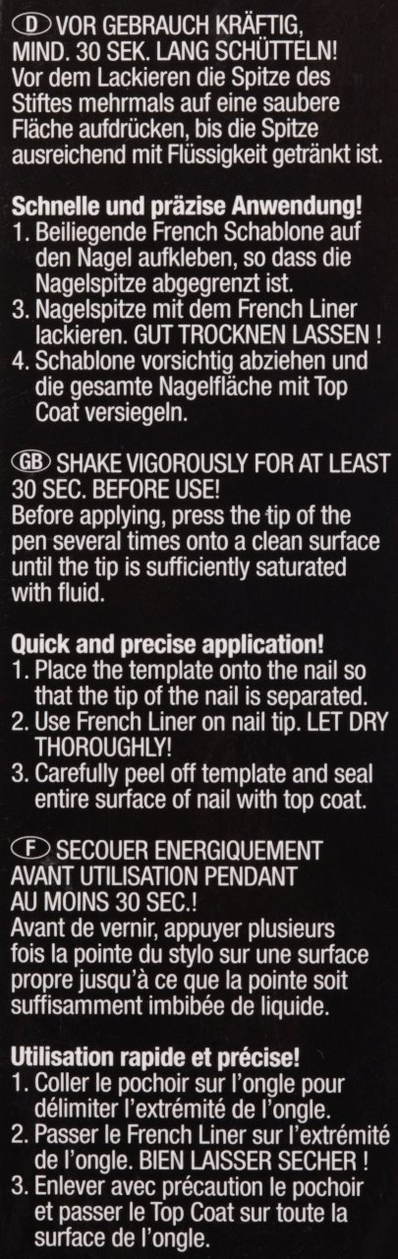 Alessandro Effect French Liner Milk White 1 csomag (1 x 5 ml + 3,2 ml)