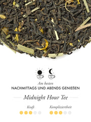 TWG Tea | Midnight Hour Tea | Ceai negru | Lemongrass și fructe tropicale | Cutie Haute Couture, 100 g | Set cadou