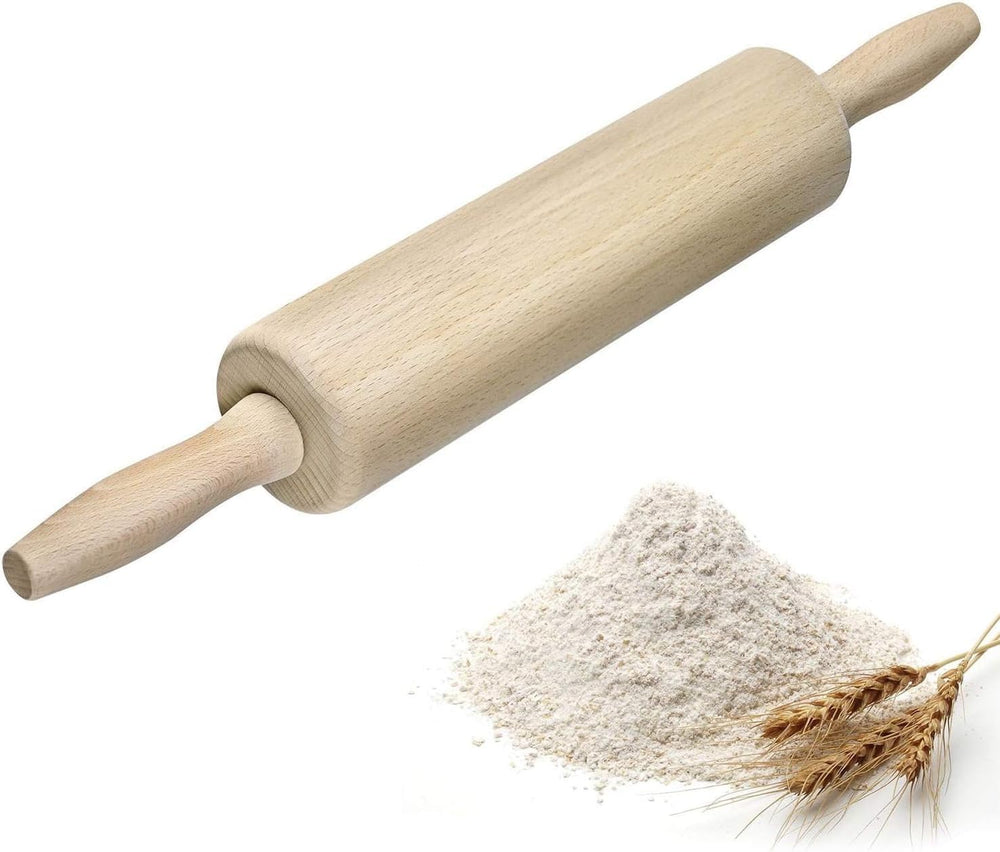 Westmark Teig-/Backrolle/Nudelholz, aus Buchenholz, Hossz: 46 cm, Holz, Woody, Hellbraun, 30012270