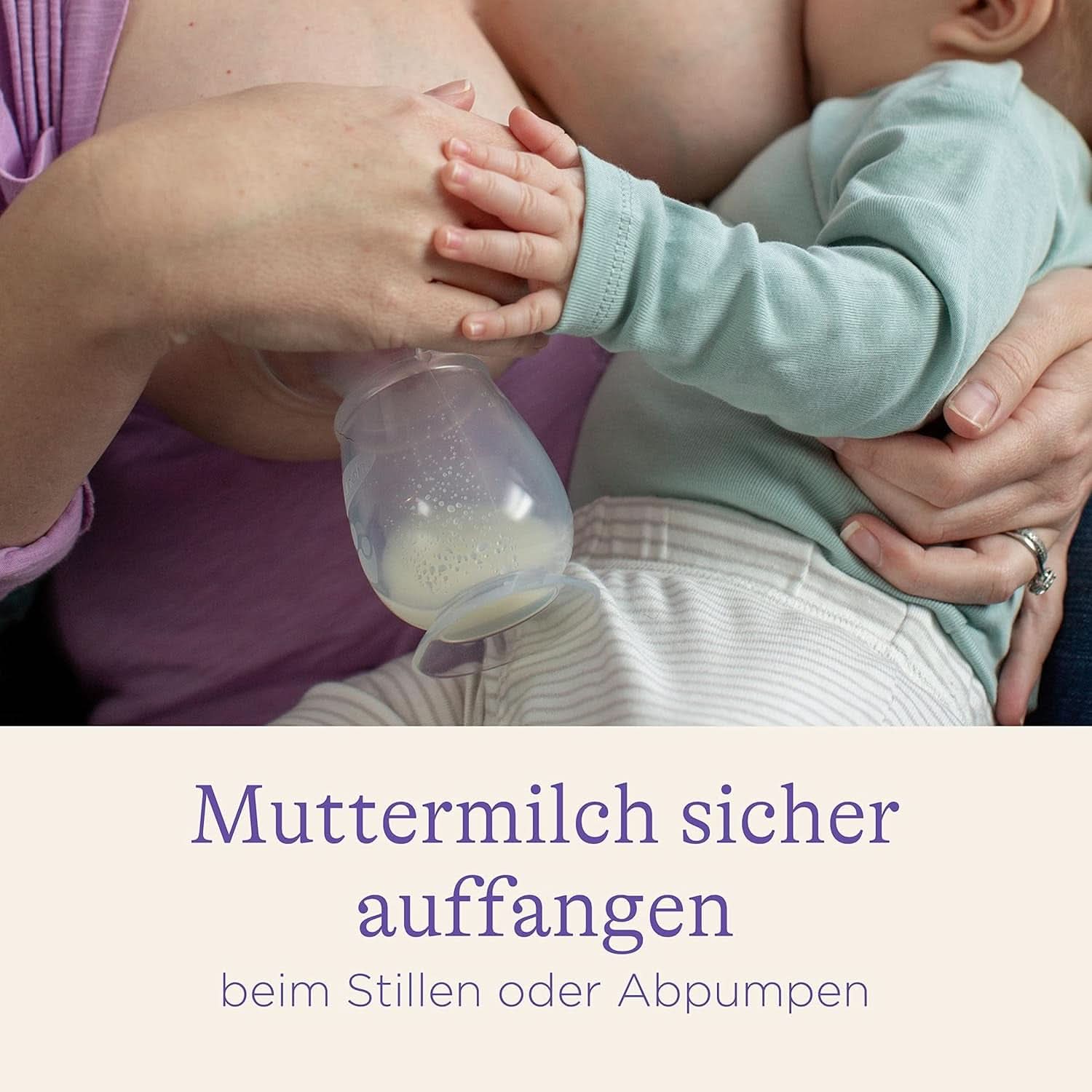 Lansinoh Silikon Milchpumpe & Muttermilchauffänger - Angenehmes & Extrem Weiches Silikon - Rettet Jeden Tropfen Muttermilch - Alternatív Zu Milchauffangschalen, 1 Stück (1 Er Pack) Kiegészítők Élelmiszer és szoptatás Bebe Naty Shop
