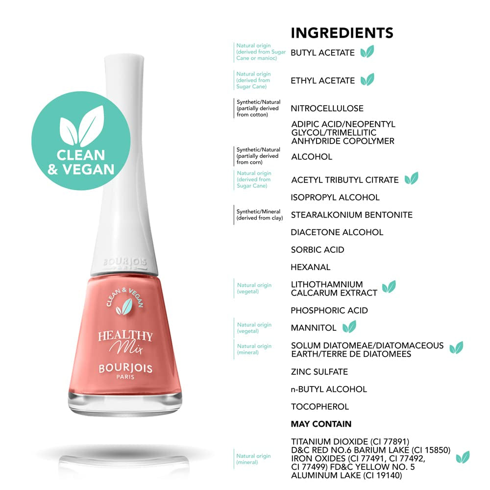 Bourjois - Körömlakk Healthy Mix Clean – 150 Queen of Beige