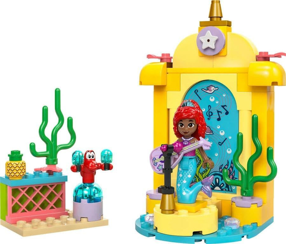 LEGO Ç€ Disney Princess Arielle zenés színpadépítő játéka gyerekeknek 2 figurával, ajándékötlet lányoknak és fiúknak 4 éves kortól és tévésorozat rajongóknak, gyerekjáték 43235 építőkészletek Beuche den LEGO-Store