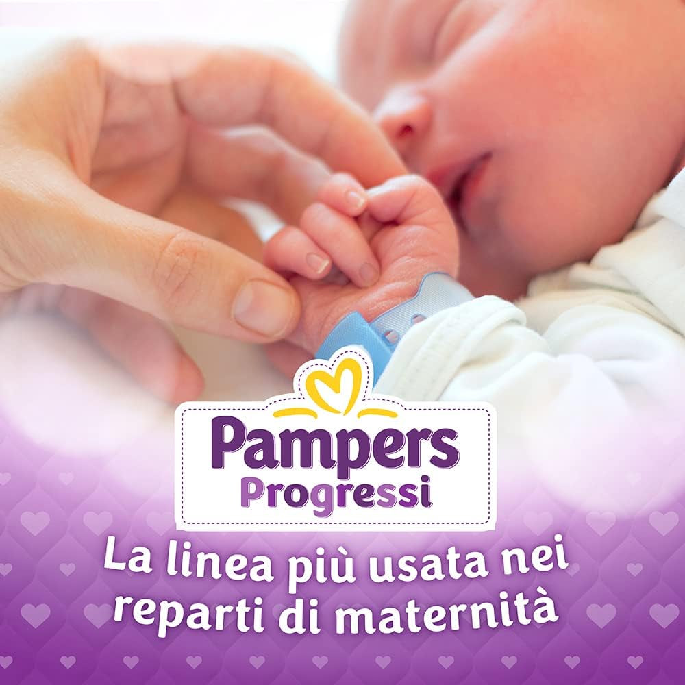 Pampers Progressi & Fit Prime Midi pelenka, rövid formátum, 162 pelenka, 3-as méret (4-9 kg), ajándékba 1 hónapos online tagság az edzőterembe