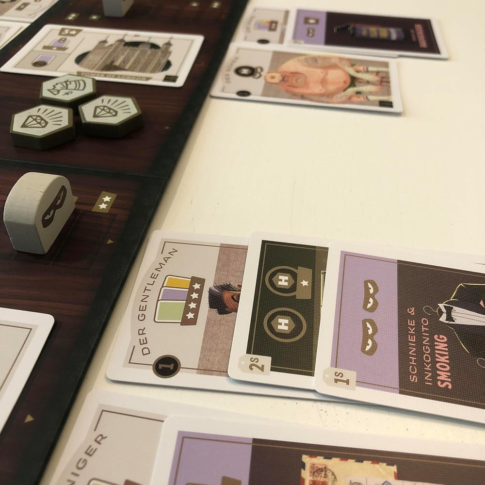 Feuerland Spiele Caper Europe Games, 216 mm x 216 mm x 70 mm, semleges/klasszikus (fekete, fehér, szürke)