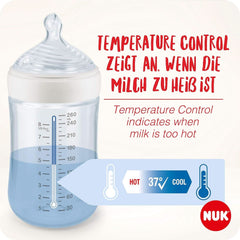 NUK Nature Sense kézi mellszívó | Szoptatós készlet kézi mellszívóval, cumisüvegekkel és szoptatóbetétekkel Ultra Dry Comfort | 6 db Bébiétel és szoptatási kiegészítők Naty Shop