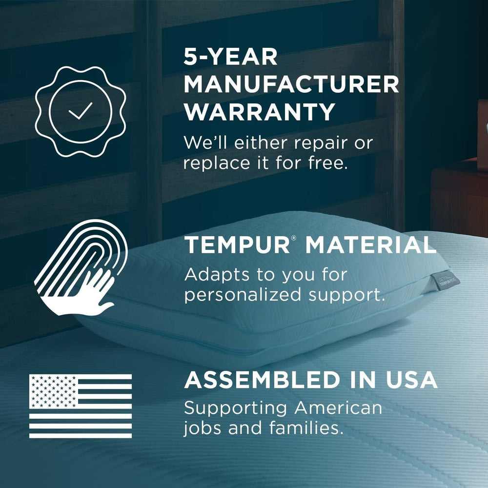 TEMPUR-PEDIC Pernă Tempur-Cloud Prohi, spumă cu memorie, alb/grădină opulentă, King Perne standard Naty Shop