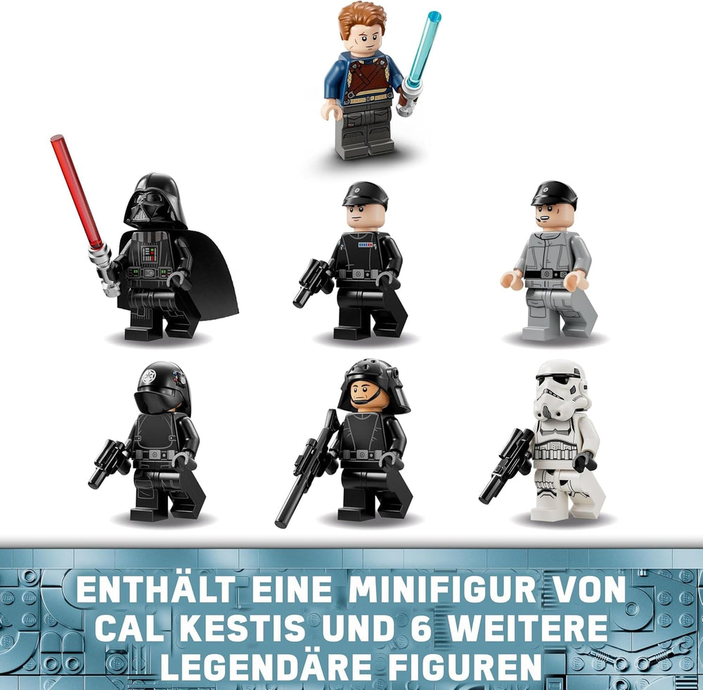 LEGO Star Wars birodalmi csillagromboló, csillaghajó készlet, építőjáték, Darth Vader és Cal Kestis játékkészlet, születésnapi ajándék fiúknak, lányoknak és rajongóknak 75394 Építőkészletek Besuche den LEGO-Store