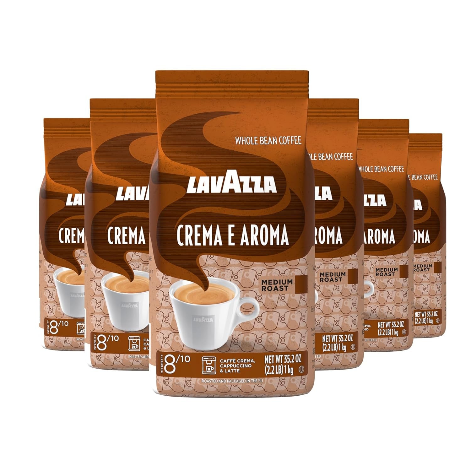 Lavazza Crema E Aroma Bohnen 6x1kg