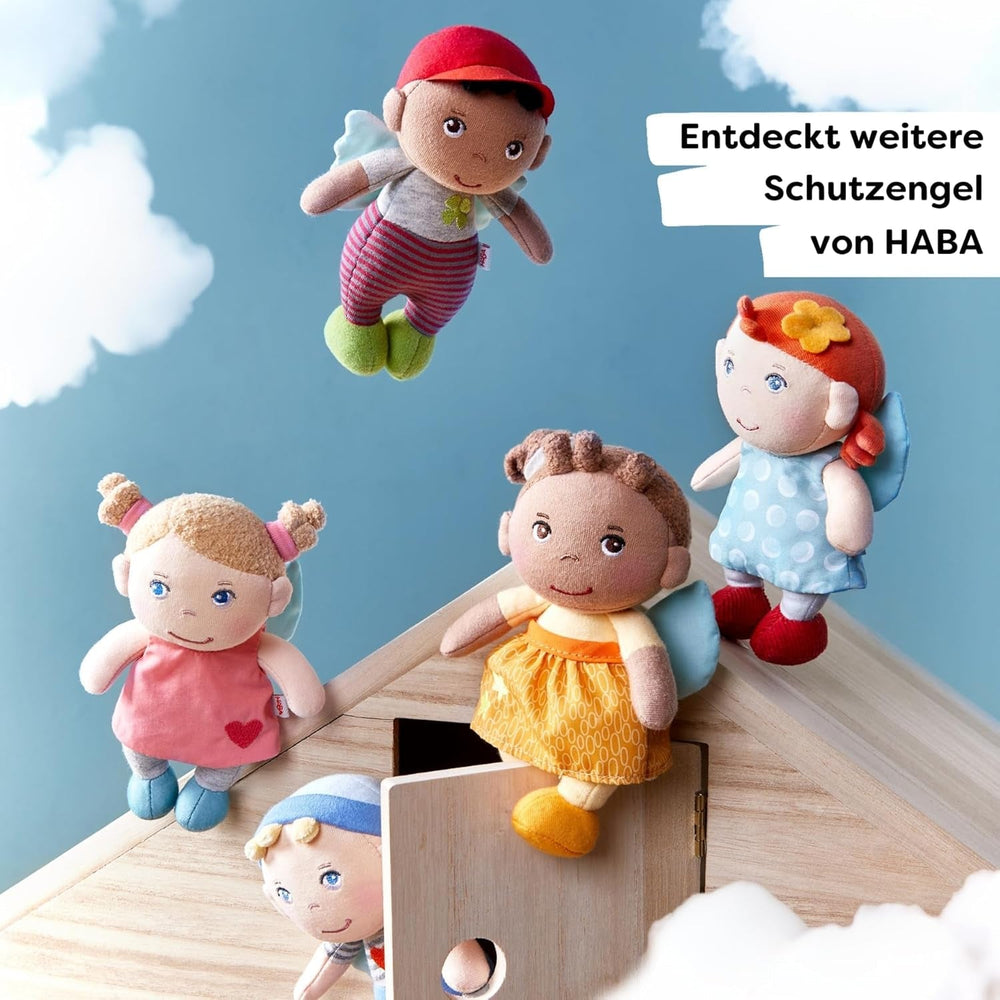 HABA Guardian Angel Mats - Plüss szövet baba (15 cm), ideális üdvözlőajándék babáknak és kisgyermekeknek - 30°C-on mosható - 2011869001 Dolls Naty Shop