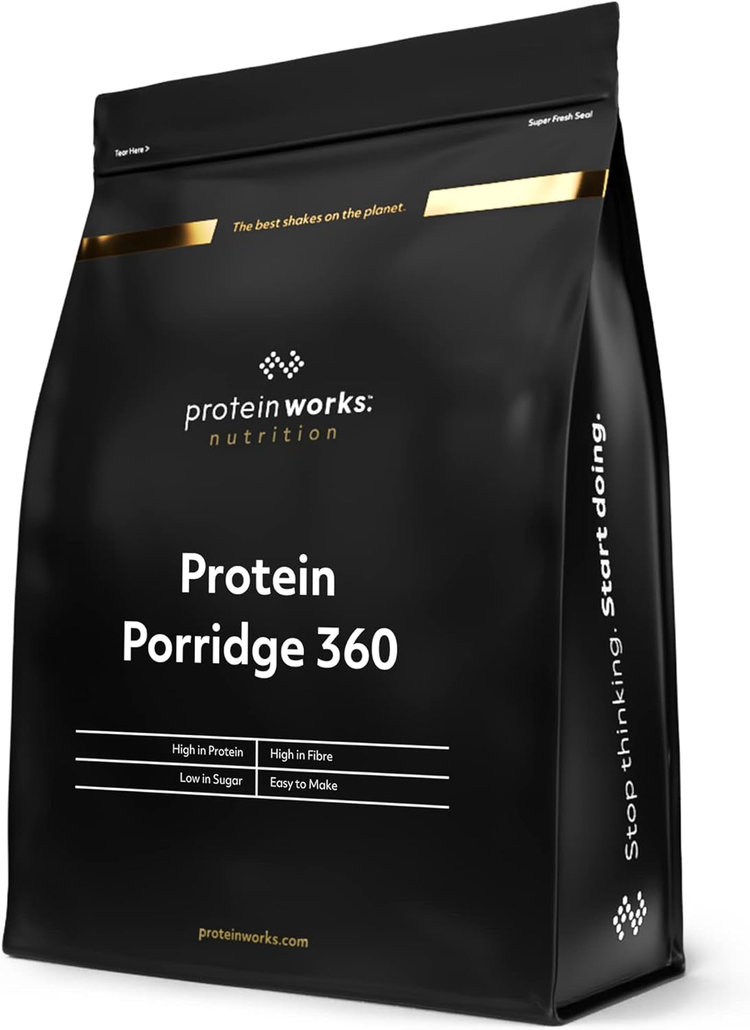 Protein Works - Protein Porridge 360 | Mit Zusätzlichen Vitaminen & Mineralien | Proteinreiches Frühstück | Kalorienarme Haferflocken | 6 Servings | Natürlich | 500G Cereale Naty Shop