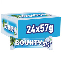 Bounty csokoládészeletek kókuszos csokoládé ízű 24 szelet egy csomagban (24 x 57 g)
