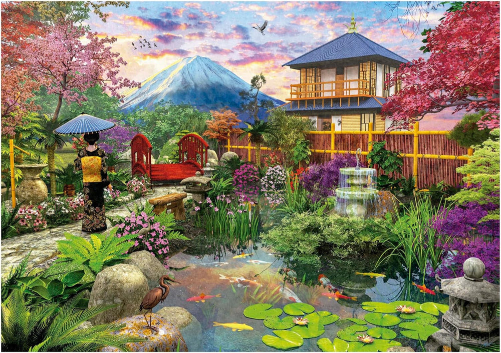 Educa - 1500 darabos puzzle felnőtteknek | A japán kert. Méretek: 85 X 60 cm. Tartalmazza a Fixpuzzle puzzle ragasztót. 14 éve (19937) Puzzle Naty Shop