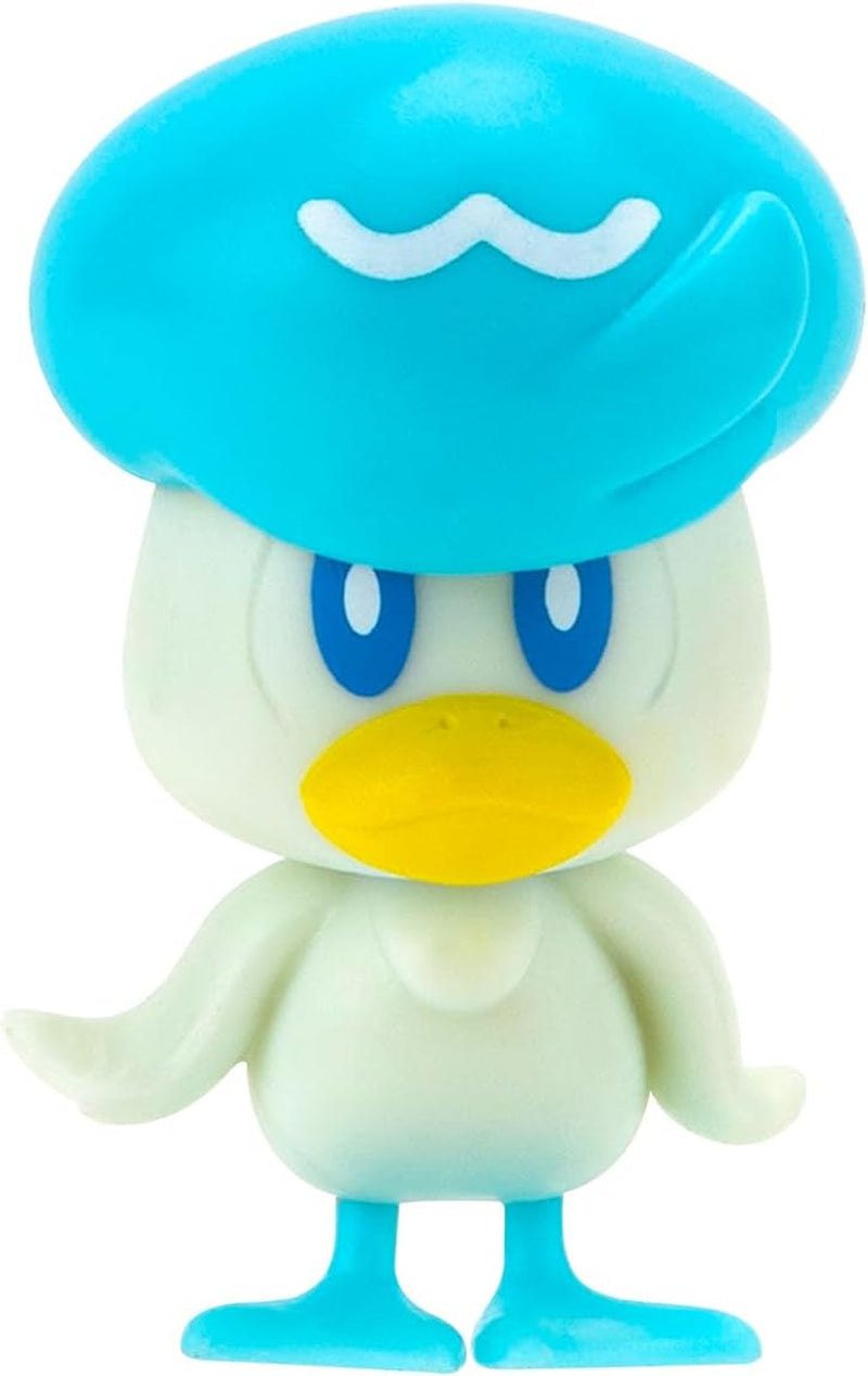 Pokémon PKW3402 - Csatafigura Multipack - 4-es csomag Pikachu, Croc, Kwaks, Felori, hivatalos részletes figurákkal, egyenként 5 cm-es akciófigurákkal Naty Shop