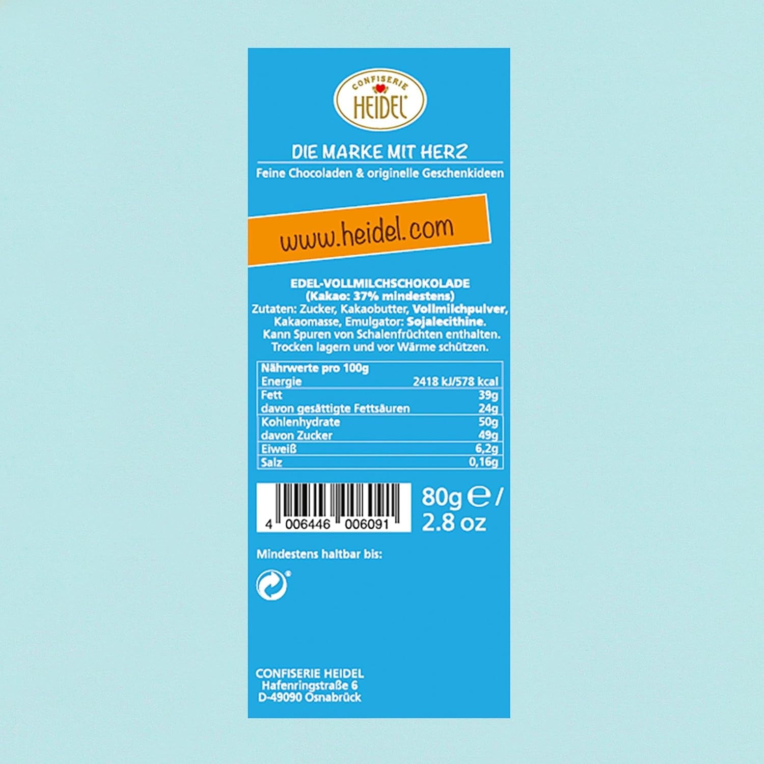 Heidel Thank You tejcsokoládé szeletek 3x80g, 16 db 5g-os miniszelet csomagonként, Különféle köszönetnyilvánítások, Kiváló ajándékötlet