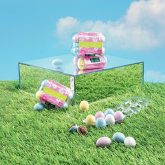 Venchi, Pachet de ouă cu 6 ouă de ciocolată, aromă Gianduia cu „alune de Piemont”, fără gluten, 60 grame Bomboane de Ciocolata Naty Shop