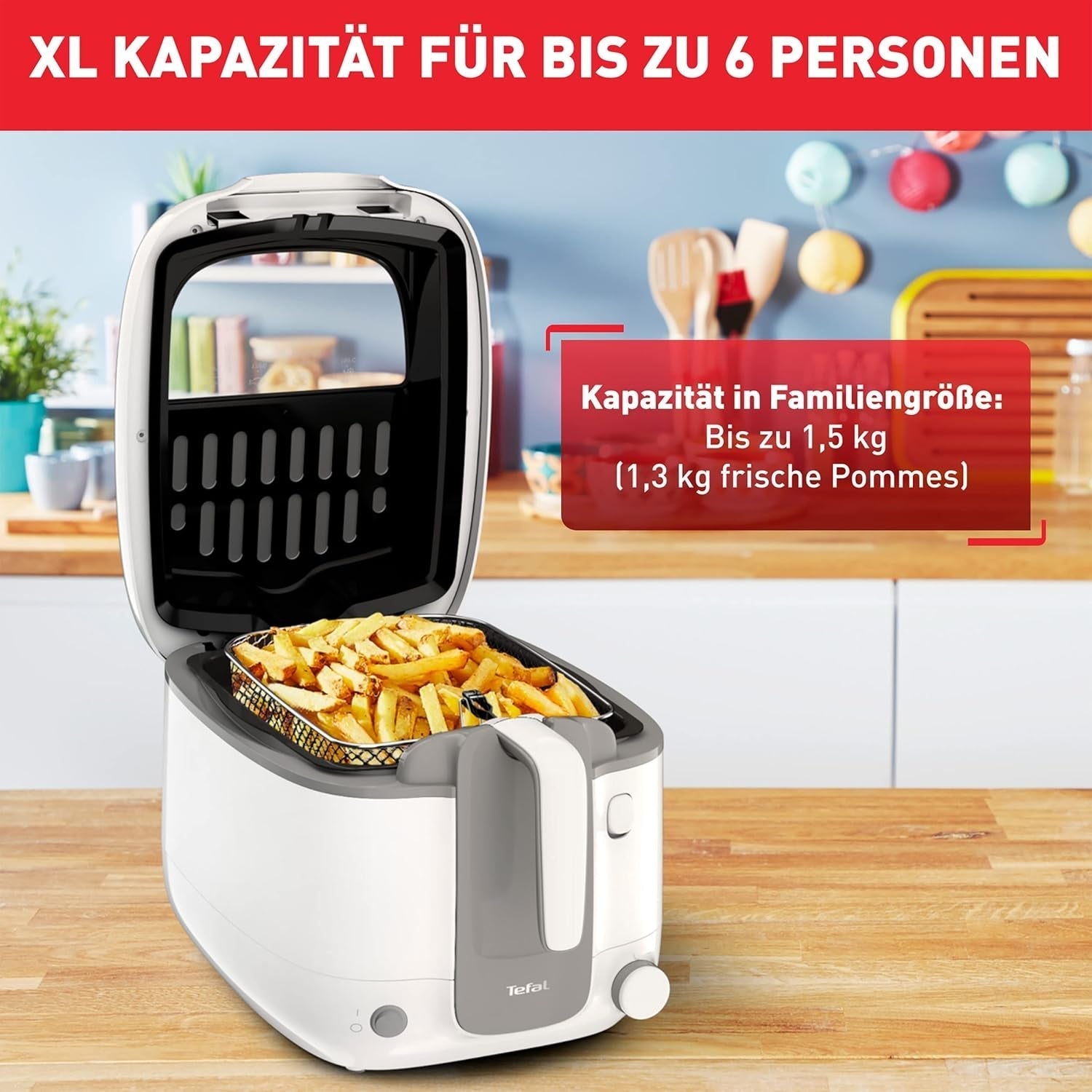 Tefal Super Uno Access olajsütő, űrtartalom 2,2 l, mosogatógépben mosható alkatrészek, szagszűrő Készülékek Naty Shop