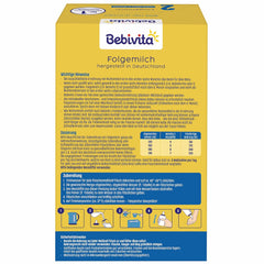 2 Folgemilch (4 x 500 g), nach dem 6. Monat, C- és D-vitaminnal, Omega-3-mal (DHA), más összetétellel