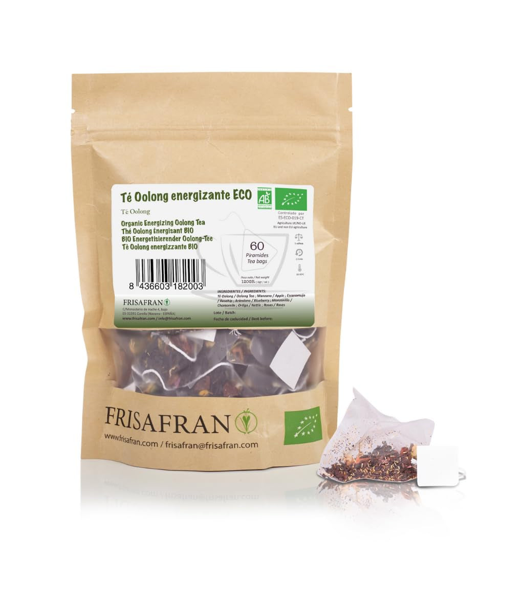 FRISAFRAN | Ceai verde organic Mint Gunpowder în piramide 30 unități | 60G | Antioxidant | Ceai verde japonez | Digestiv | Băutură răcoritoare | Infuzie de mentă | Ceai pur | Frunze de mentă | Cald-rece