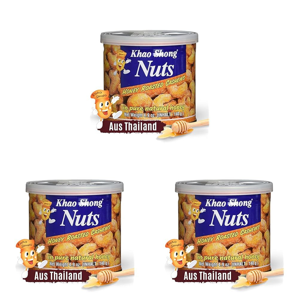 Khao Shong sült zöldborsó Wasabival, ropogós borsó fűszeres tésztában, alacsony zsírtartalmú alternatíva a diófélék helyett, közepesen fűszeres, 1 140 g-os doboz | 140 g (1 csomag)