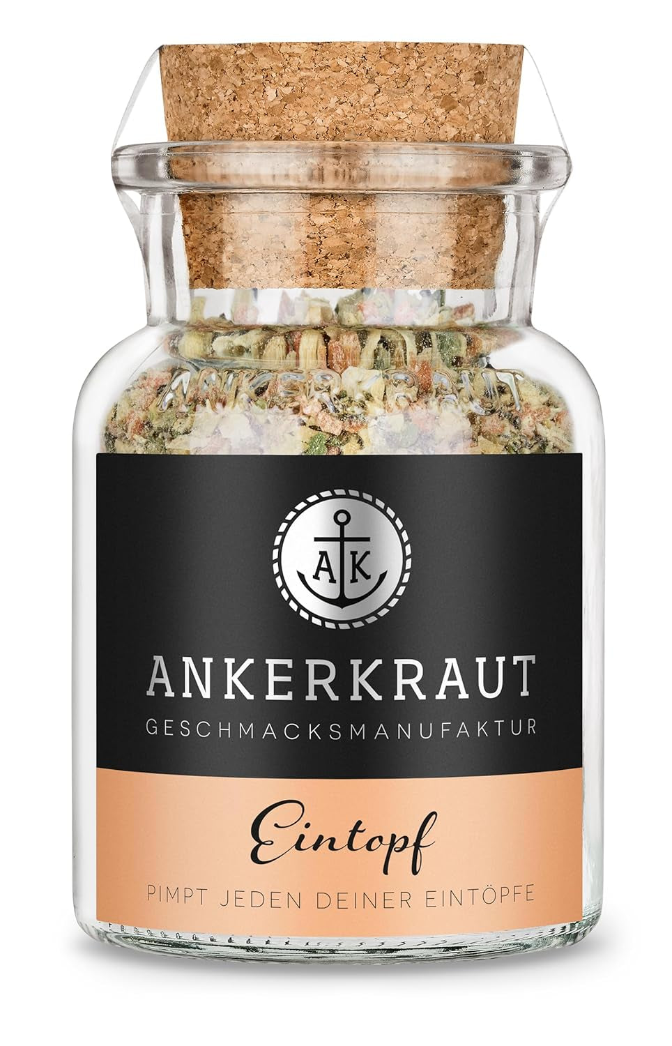 Ankerkraut Eintopf, Linsen, Beans and Gemüse, Gewürz-Mischung, Vielfalt für jeden Gesmack, ohne Gesmackverstärker, lecker schmecker, 90 g parafa üvegben