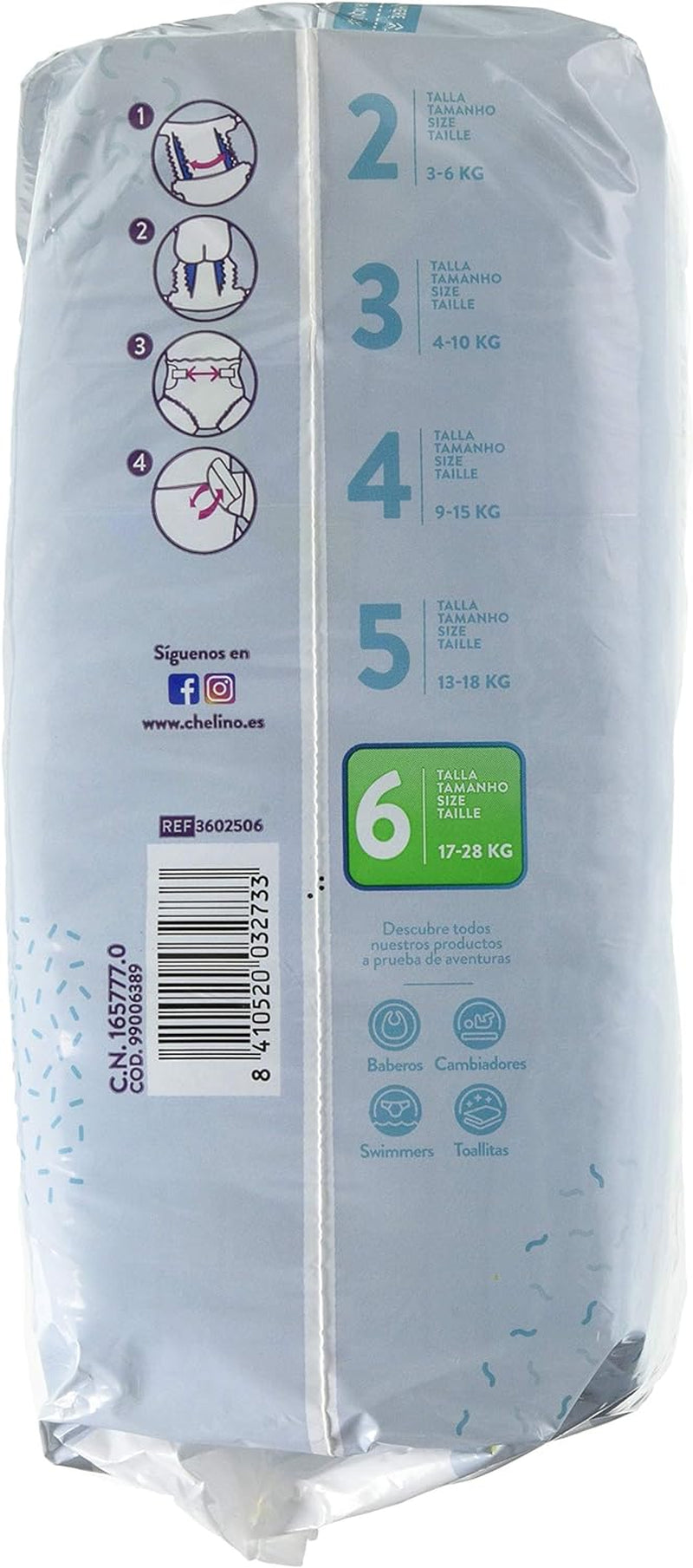 Scutece Indas Fashion & Love XL, mărimea 6 (17-28 kg), 27 bucăți