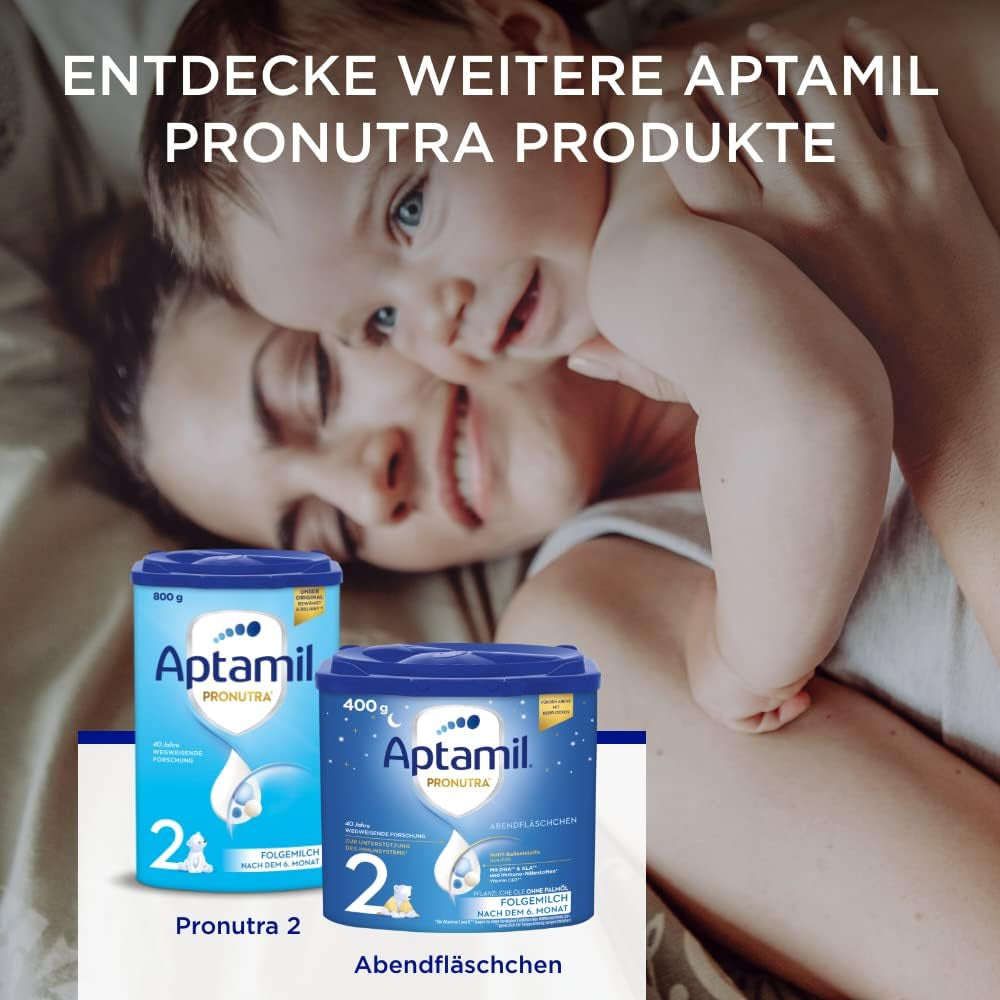 Aptamil Pronutra 2, anyatej 6 hónap után, fogyasztásra kész babatej (4 x 200 ml)