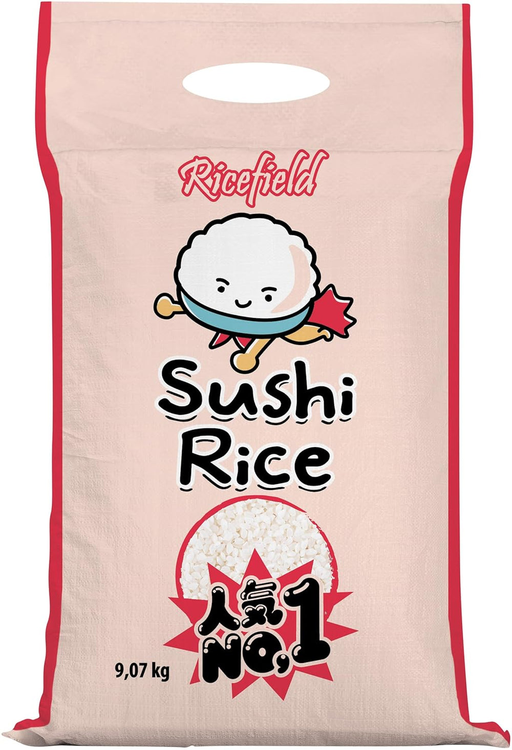 RICEFIELD rizs sushihoz, kerek szemű, japonica - 1 x 9,07 kg