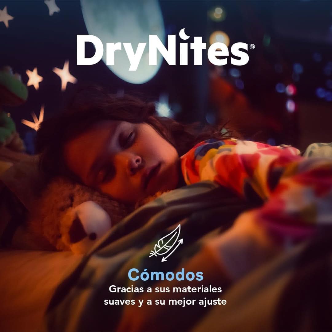 Dry Nites pizsamanadrág 3-5 éves lányoknak, 1 csomag (16 db) Naty Shop