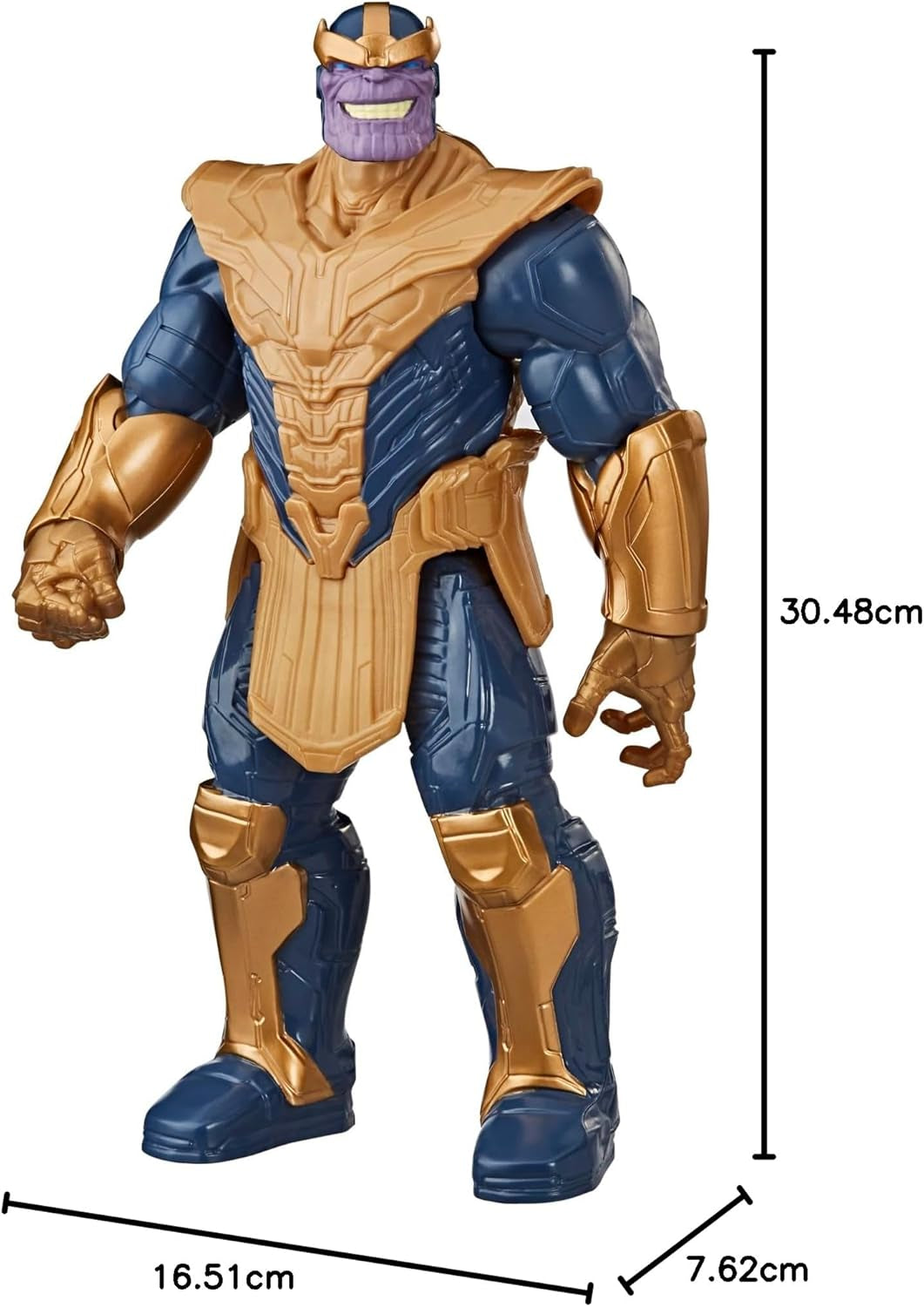 Marvel Avengers Titan Hero Series Deluxe Thanos Akciófigura Brown Akciófigurák Naty Shop