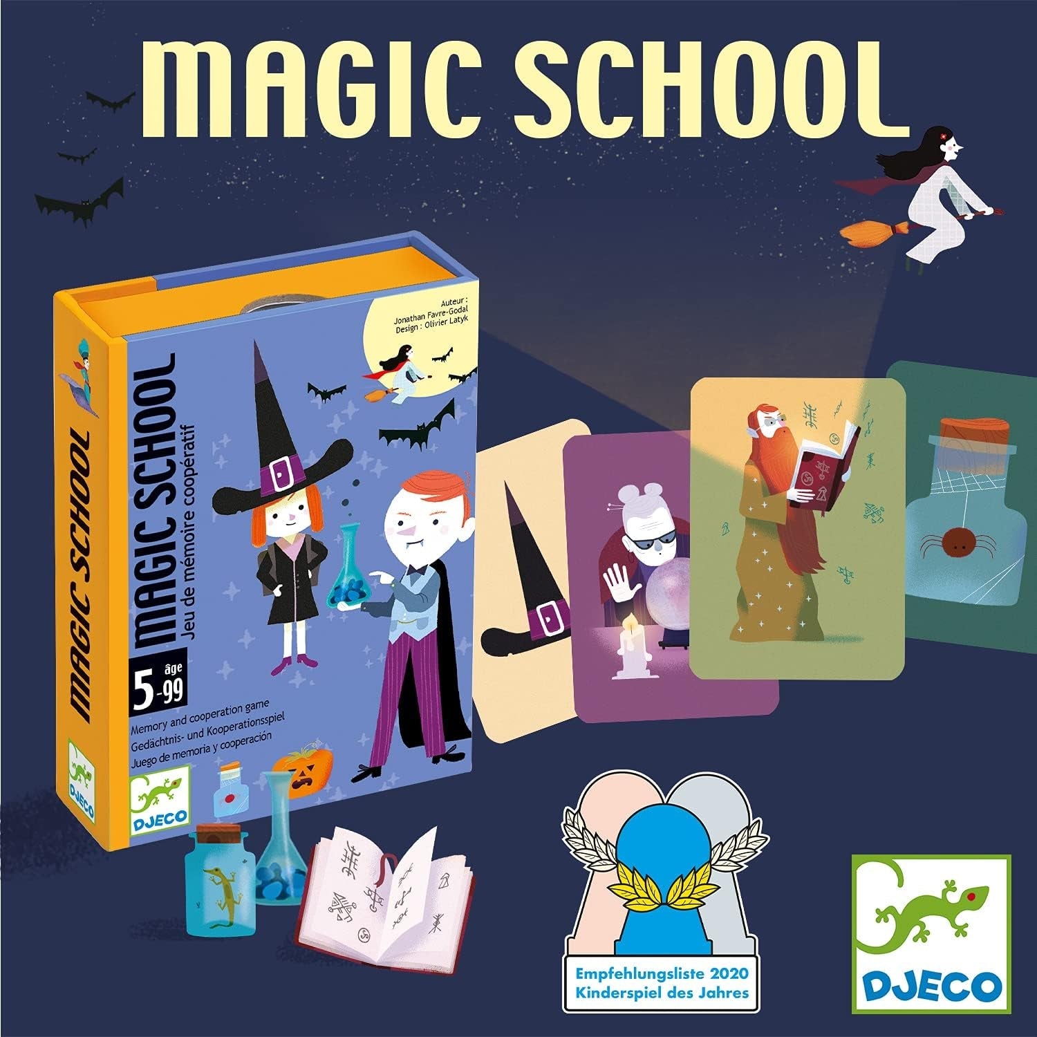 DJECO Magic School (35144), Mehrfarbig (1)