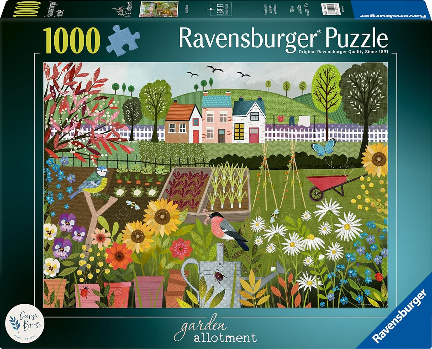 Ravensburger Puzzle 12001178 - Garden Allotment - puzzle jigsaw de 1000 de piese pentru adulți și copii de peste 14 ani Puzzle Naty Shop