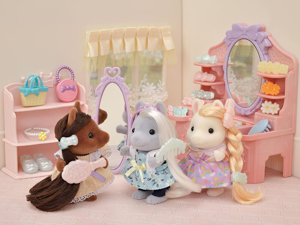Sylvanian Families 5650 Süße Pony Freunde - Figuren für Puppenhaus
