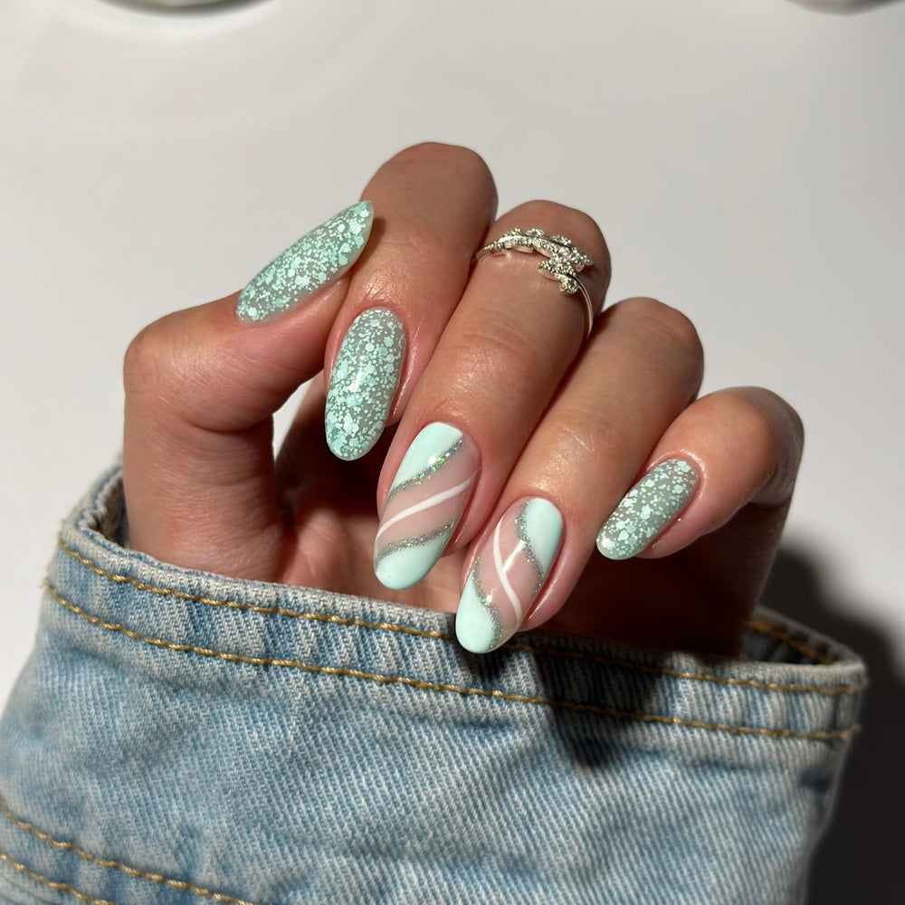 UV körömlakk Semilac Hybrid 495 Mint Glacier 7 ml