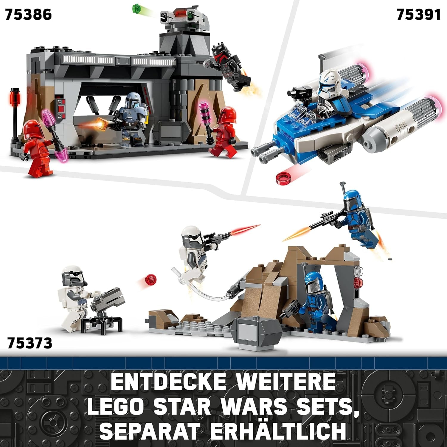 LEGO Star Wars Luke Skywalker X-Wing gépe, gyűjthető játékkockák, akciókaland, ajándékötlet kreatív fiúknak és lányoknak 6 év felettieknek 75390 Építőkészletek Besuche den LEGO-Store