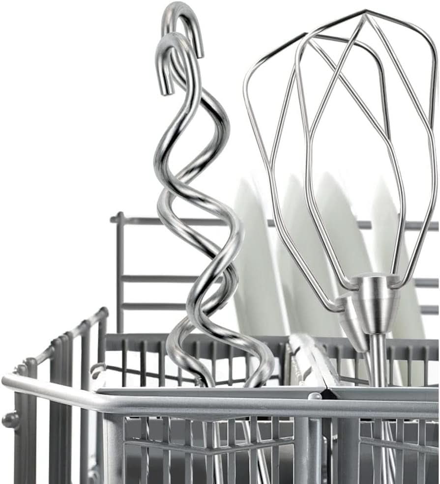 Bosch Handrührer Home Professional Styline MFQ4980B, 5 Stufen, 2 Edelstahl Rührbesen- Und Knethaken, Mixstab Edelstahl, Universalzerkleinerer, 850 W, Schwarz/Dark Silver Kitchen Naty Shop