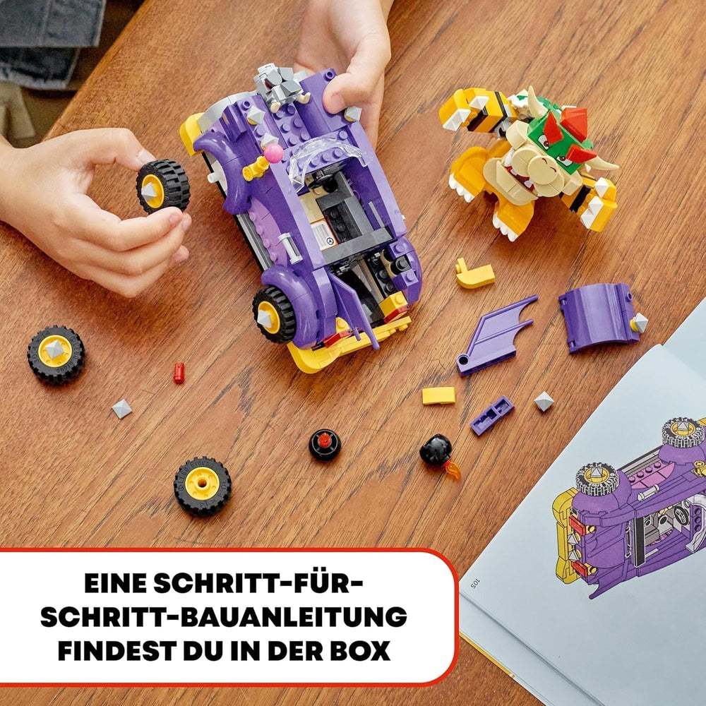LEGO Super Mario Bowser Monster Cart bővítőkészlet Bowser autós játék fiúknak és lányoknak, egykarakteres készlet, játékos ajándék 8 éves korig 71431 építőkészlet Besuche den LEGO-Store