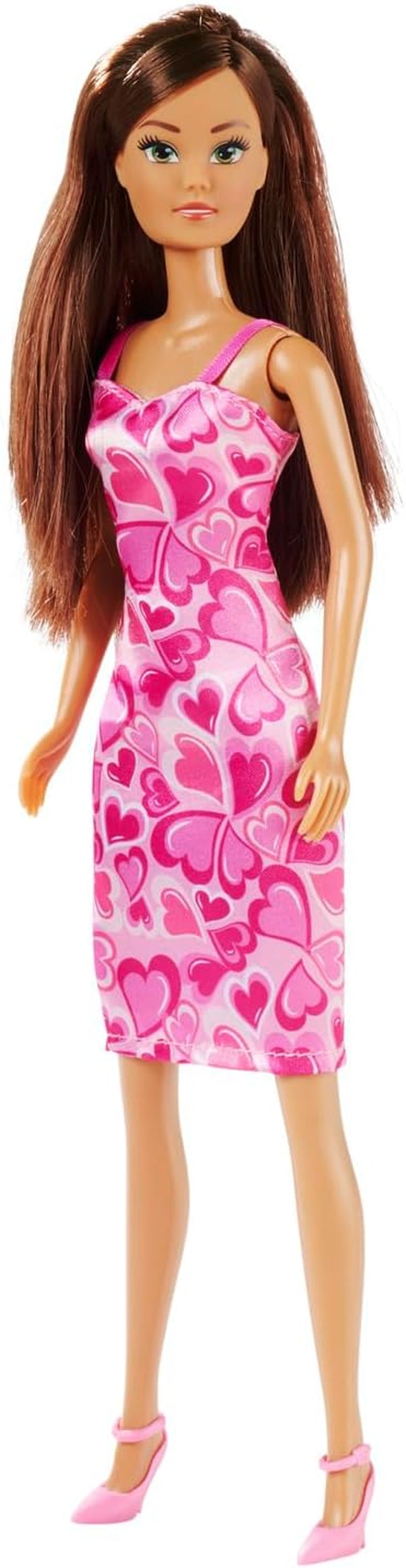 Simba Steffi Love Fashion, 3-Fach Sortiert, es Wird nur EIN Artikel geliefert, Spielpuppe im Herzkleid, 29cm, ab 3 Jahren