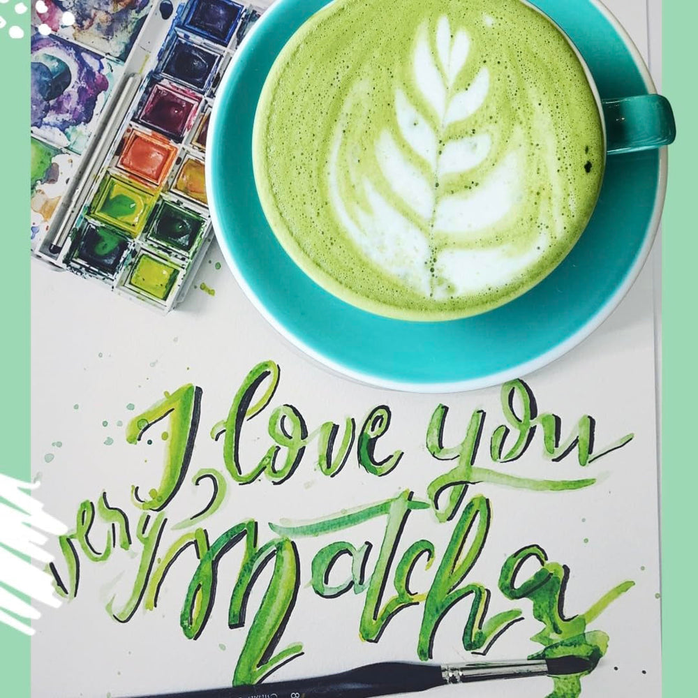 Latte verde cu matcha