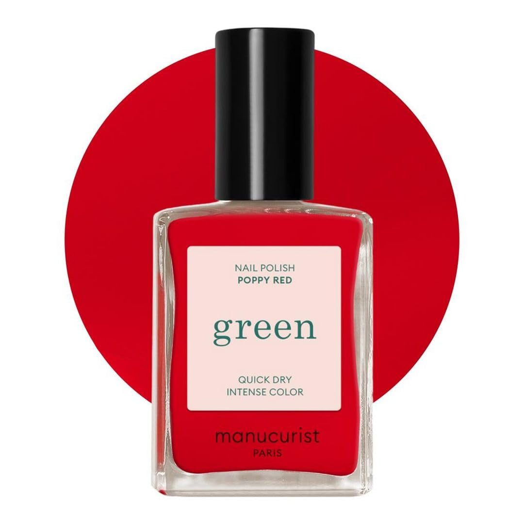 Manucurist Green - Oja Rosy Beige Shell Beige - Oja cu Uscare Rapidă - DIY Nails - Vegană 12-Free - Pe Bază de Plante - Oja - Fabricată în Franța