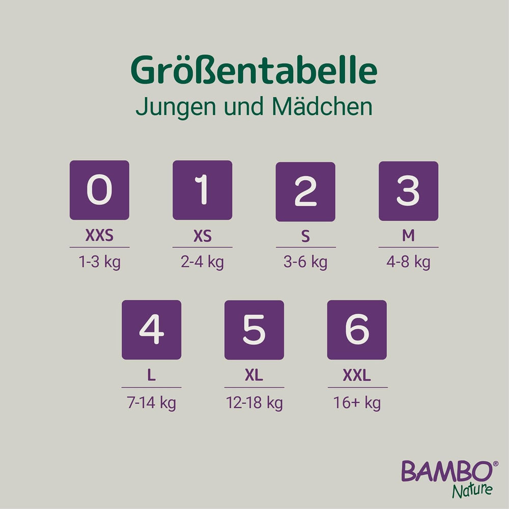 Bambo Nature Premium Eco pelenka, 6-os méret, 1,63 kg