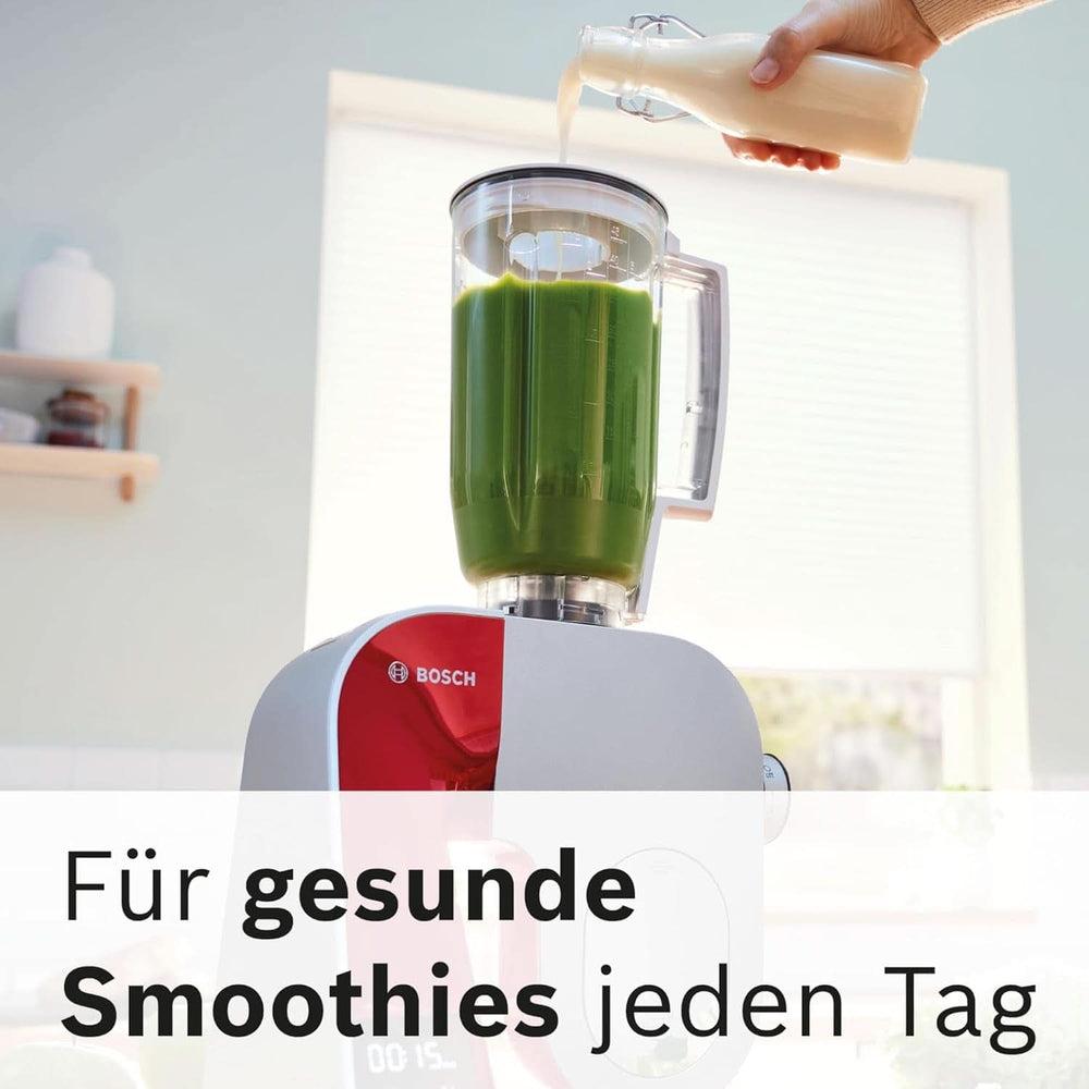 Konyhai robotgép Bosch Series 4 MUM5X720, integrált mérleg, rozsdamentes acél tál 3,9 l, keverő 1,25 l, 1000 W Tartozékok Élelmiszer és szoptatás Bebe Naty Shop